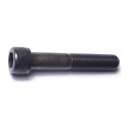 Midwest Fastener M12-1.25 Socket Head Cap Screw, Socket, Black Oxide Steel, 70 mm Length, 4 PK 78646